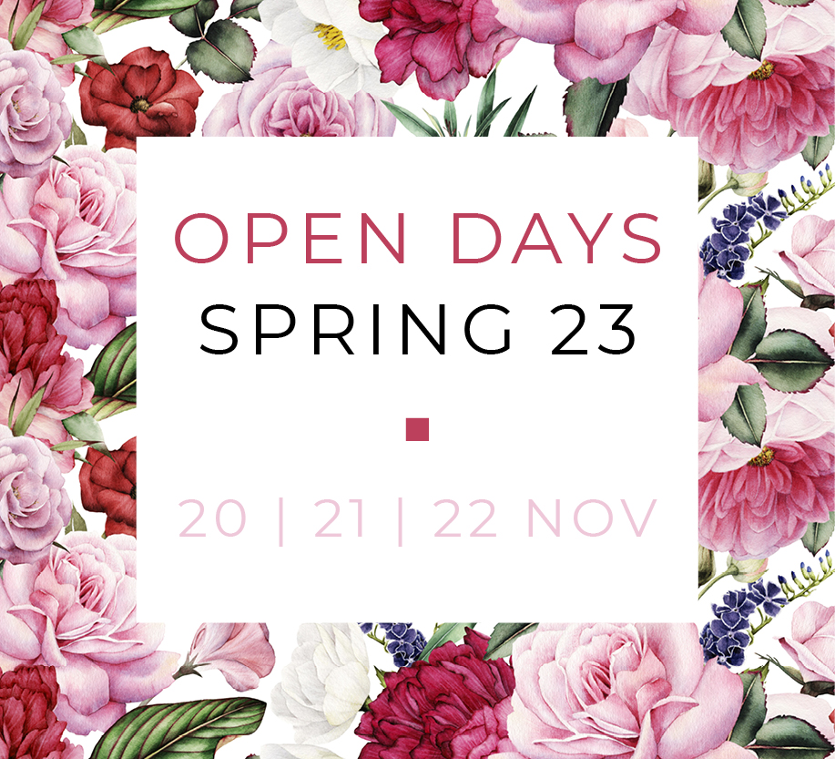 OPEN DAYS  l  SPRING 2023